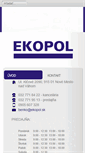 Mobile Screenshot of ekopol.sk